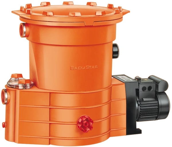 Badustar 69/12, 230 V, 0,46 kW, 9 m³/h, 12 Kartuschen